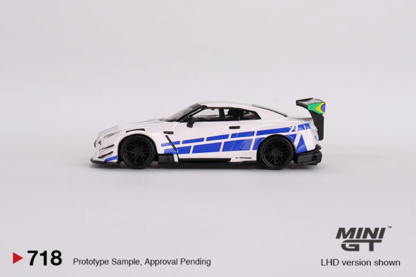 Mini GT Nissan GT-R (R35) LB★WORKS Type 2, Rear Wing ver 3 [ Salao DieCast 2024 ] Brzail Event Exclusive