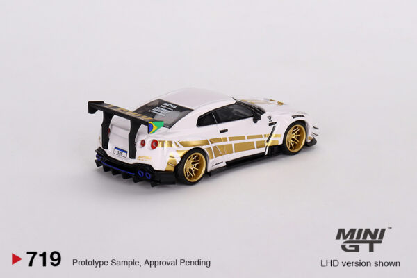 Mini GT Nissan GT-R (R35) LB★WORKS Type 2, Rear Wing ver 3 [ Salao DieCast Dinner 2024 ] Brazil Event Exclusive
