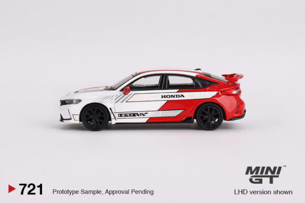 Mini GT Honda Civic Type R #2 2023 Pace Car White