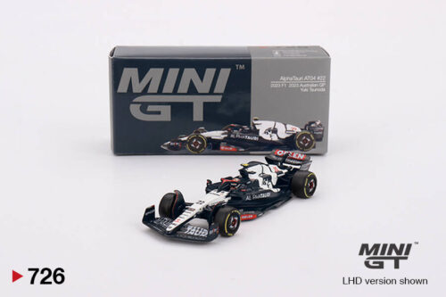 Mini GT 1/64 AlphaTauri AT04 #22 Yuki Tsunoda 2023 F1 2023 Australian GP MGT00726