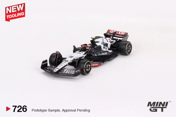 Mini GT 1/64 AlphaTauri AT04 #22 Yuki Tsunoda 2023 F1 2023 Australian GP MGT00726