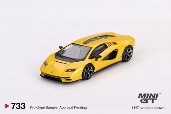 Mini GT Lamborghini Countach LPI 800-4 New Giallo Orion
