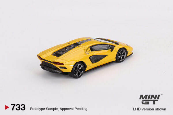 Mini GT Lamborghini Countach LPI 800-4 New Giallo Orion