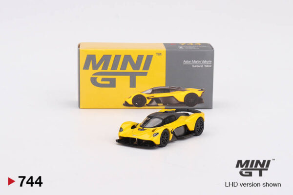 Mini GT 1/64 Aston Martin Valkyrie Sunburst Yellow MGT00744