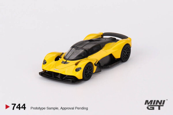 Mini GT 1/64 Aston Martin Valkyrie Sunburst Yellow MGT00744