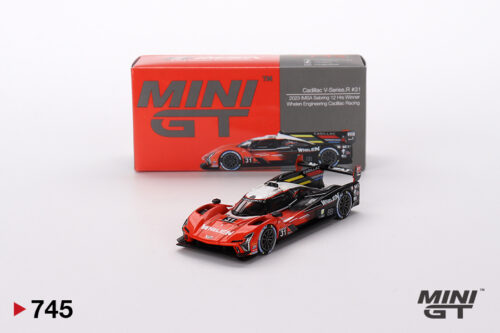 Mini GT 1/64 Cadillac V-Series.R Whelen Engineering Cadillac Racing 2023 IMSA Sebring 12 Hrs Winner MGT00745