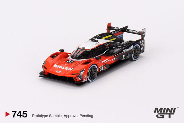 745.1 Mini GT 1/64 Cadillac V-Series.R Whelen Engineering Cadillac Racing 2023 IMSA Sebring 12 Hrs Winner MGT00745