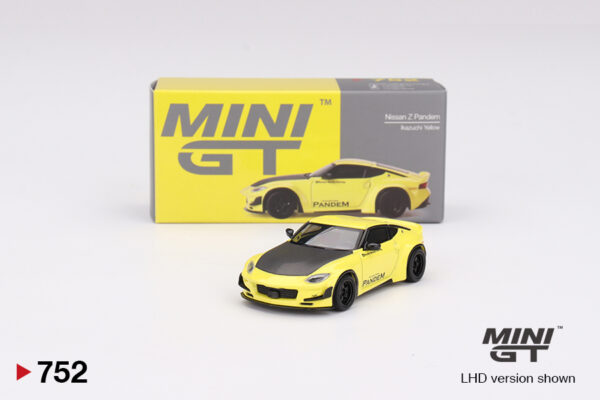 Mini GT 1/64 Nissan Z Pandem Ikazuchi Yellow MGT00752