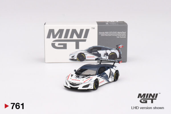 Mini GT 1/64 Honda NSX GT3 EVO AlphaTauri Yuki Tsunoda 2023 Red Bull Formula Nurburgring MGT00761