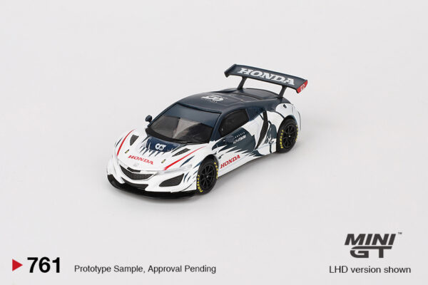 Mini GT 1/64 Honda NSX GT3 EVO AlphaTauri Yuki Tsunoda 2023 Red Bull Formula Nurburgring MGT00761
