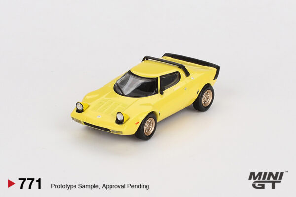 Mini GT 1/64 Lancia Stratos HF Stradale Giallo Fly MGT00771