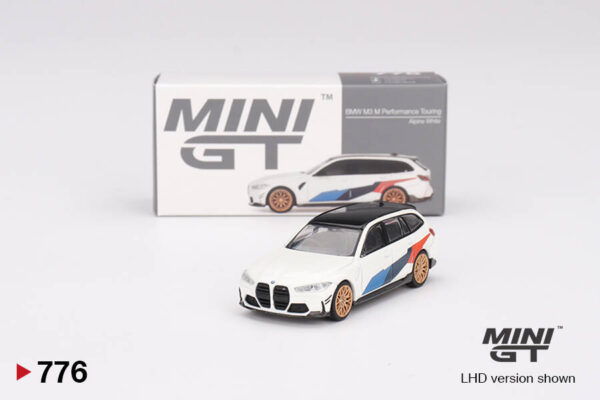776 Mini GT 1/64 BMW M3 M Performance Touring Alpine White MGT00776