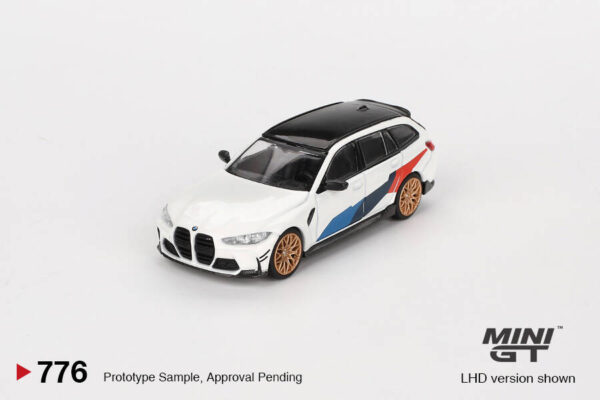 776.1 Mini GT 1/64 BMW M3 M Performance Touring Alpine White MGT00776