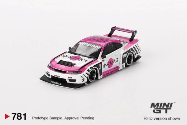 Mini GT 1/64 Nissan LB-Super Silhouette S15 SILVIA Auto Finesse SEMA 2023 MGT00781