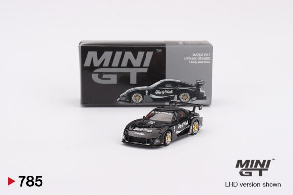 Mini GT MAZDA RX-7 LB-Super Silhouette Liberty Walk Black