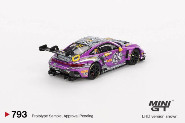 793.2 Mini GT 1/64 Porsche 911 GT3 R #27 HubAuto Racing 2023 FIA GT World Cup 70th Macau Grand Prix MGT00793