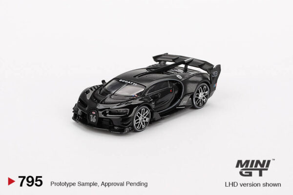 Mini GT 1/64 Bugatti Vision Gran Turismo Black MGT00795
