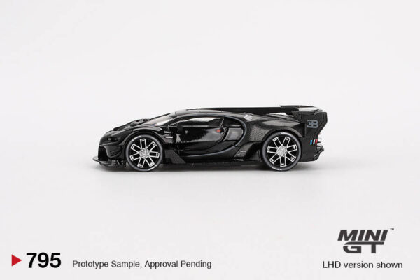 Mini GT 1/64 Bugatti Vision Gran Turismo Black MGT00795