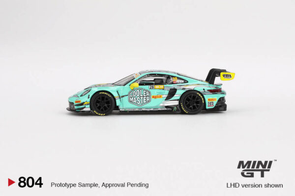 804.3 Mini GT 1/64 Porsche 911 GT3 R HubAuto Racing 2023 FIA GT World Cup 70th Macau Grand Prix MGT00804