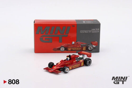 Mini GT 1/64 Lotus 78 Gunnar Nilsson 1977 Japanese GP MGT00808