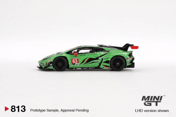 Mini GT 1/64 Lamborghini Huracán GT3 EVO2 Iron Lynx IMSA 2023 Daytona 24 Hrs. - Blister Paket MGT00813-BL