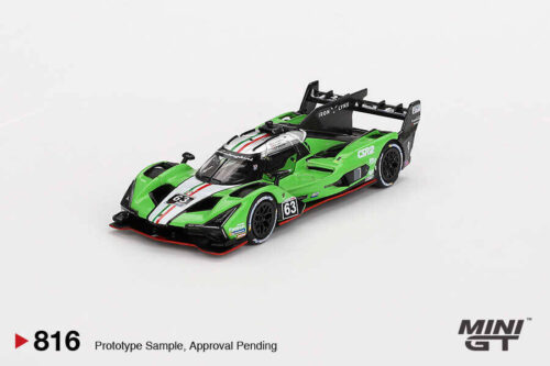 Mini GT 1/64 Lamborghini SC63 Iron lynx 2024 IMSA Sebring 12 Hrs - Blister Paket MGT00816-BL