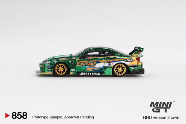 858.2 Mini GT 1/64 Nissan LB-Super Silhouette S15 SILVIA LBWK 2024 Fausto Racing MGT00858
