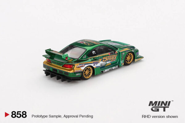 858.3 Mini GT 1/64 Nissan LB-Super Silhouette S15 SILVIA LBWK 2024 Fausto Racing MGT00858