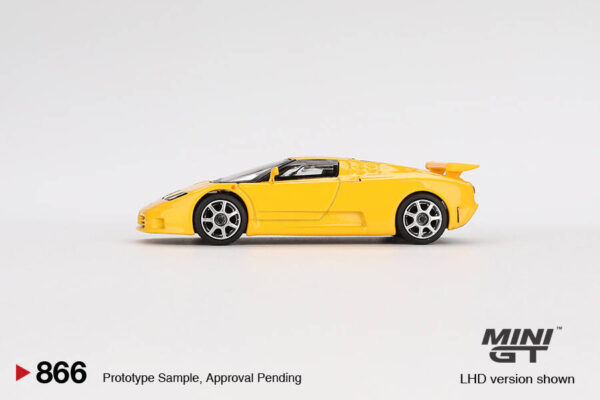 Mini GT 1/64 Bugatti EB110 Super Sport Giallo Bugatti MGT00866