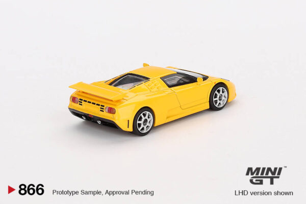 Mini GT 1/64 Bugatti EB110 Super Sport Giallo Bugatti MGT00866
