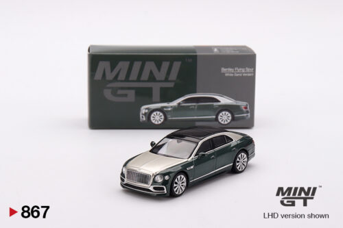 867 Mini Gt Bentley Flying Spur White Sand Verdant MGT00867