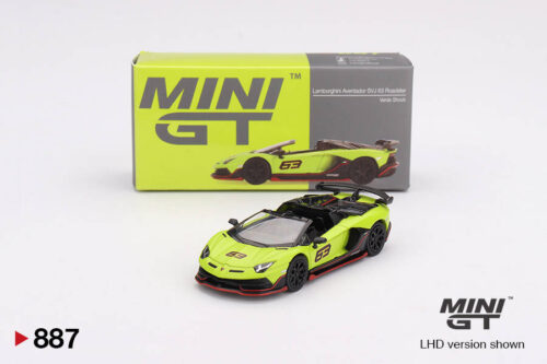 Mini GT 1/64 Lamborghini Aventador SVJ 63 Roadster Verde Shock MGT00887