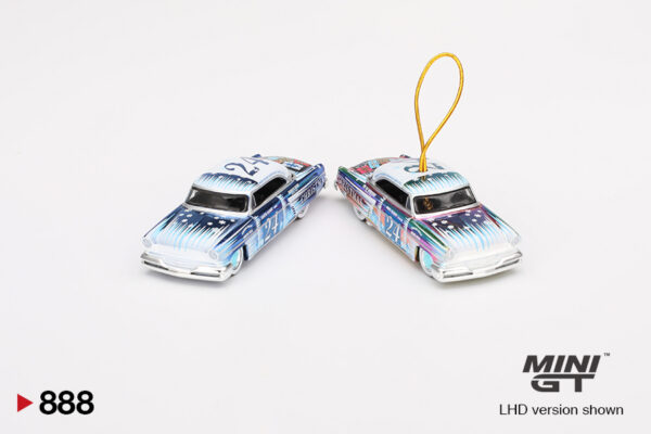 Mini Gt Lincoln Capri Christmas Hot Rod by Tim Sadchikov 2024 Christmas Edition MGT00888