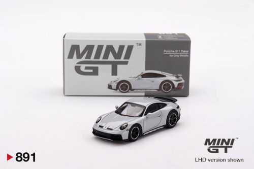 Mini GT 1/64 Porsche 911 Dakar Ice Gray Metallic MGT00891