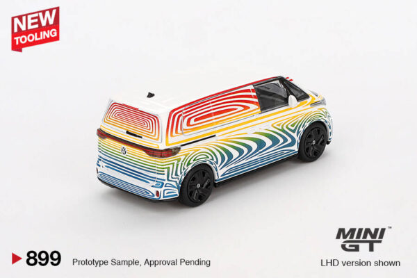 899.2 Mini GT 1/64 Volkswagen ID. Buzz Prototype "Rainbow" MGT00899