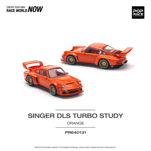 Pop Race 1/64 Singer DLS Turbo Study Orange PR640131