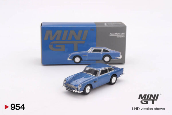 954 Mini GT 1/64 Aston Martin DB5 Sierra Blue MGT00954