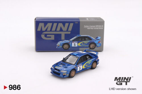 975 Mini GT Subaru Impreza WRC98 1998 Rally Monte-Carlo 3rd Place #3 MGT00975