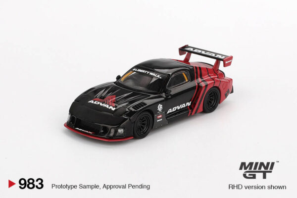 983 Mini GT 1/64 Mazda RX-7 LB-Super Silhouette Advan MGT00983