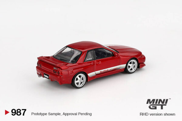 987.2 Mini GT 1/64 Nissan Skyline GT-R (R32) VeilSide Combat C-I Gem Red MGT00987