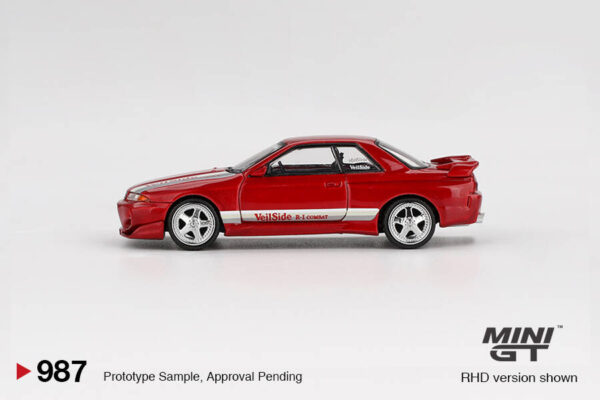 987.3 Mini GT 1/64 Nissan Skyline GT-R (R32) VeilSide Combat C-I Gem Red MGT00987
