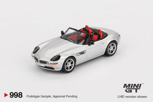 998.1 Mini GT 1/64 BMW Z8 Silver MGT00998