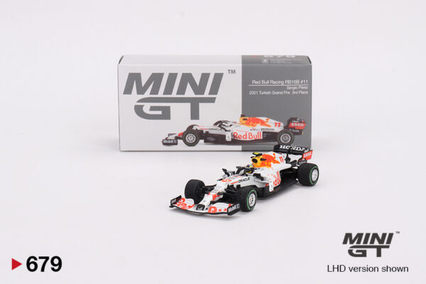 Mini GT 1/64 Red Bull RB16B #11 Sergio Pérez 2021 Turkish Grand Prix 3rd Place