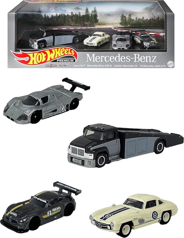 Hot Wheels Premium Collector Set Assortment Mercedes-Benz 986H-GMH39 Gray GMH39-986H