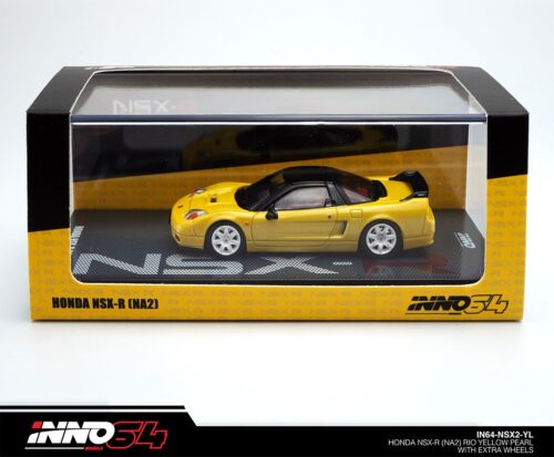 Inno64 Honda NSX-R NA2 (yellow) and  Honda Nsx-r GT (red)