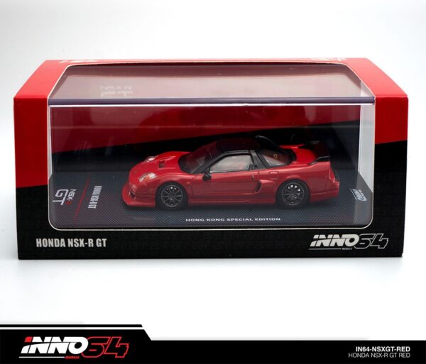 Inno64 Honda NSX-R NA2 (yellow) and  Honda Nsx-r GT (red)