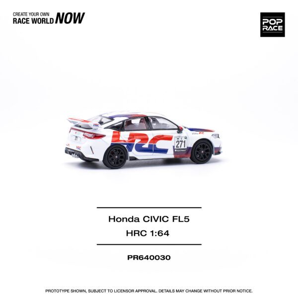 PR640030 4 Pop Race 1/64 Honda Civic FL5 HRC PR640030
