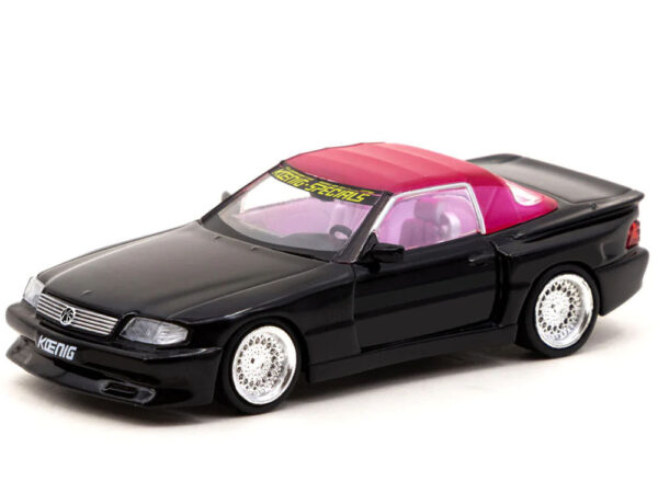 TARMAC WORKS MERCEDES BENZ SL 500 KOENIG SPECIALS 1/64 BLACK T64G045BL