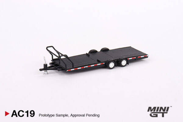 Mini Gt Car Hauler Trailer Black MGTAC19