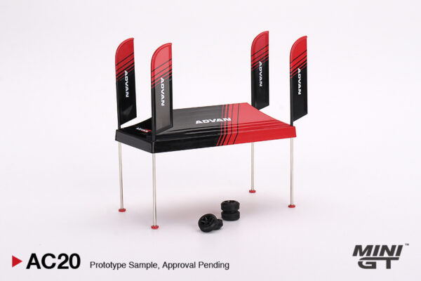 Mini GT 1/64 Paddock Service Tent Set - ADVAN